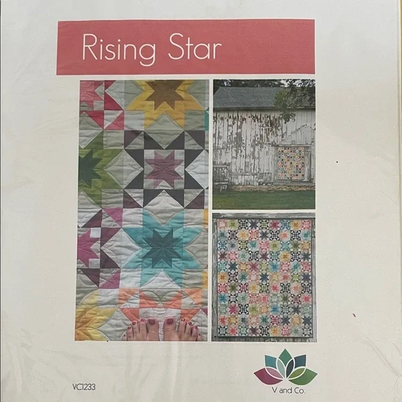 Moda Rising Star Quilt Kit - Picture 4 of 5